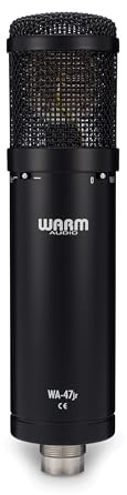 Warm Audio - WA-47jr BLACK - Kondensatormikrofon - drei Richtcharakteristiken - schwarzes Finish