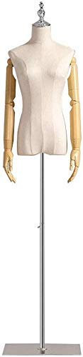 Schaufensterpuppe J-Manikins Verstellbare Oberkörperkörper Büsten Kleid Form Weibliche Schneider Dummy Base Für Bekleidung Schmuck Display Stand (Farbe: D, Größe: Groß)