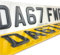 Placas de matrícula de gel 3D para coches del Reino Unido, matrícula de matrícula legal para furgoneta, remolque, caravana, bicicleta y más