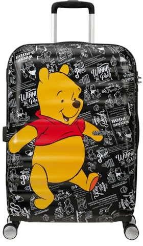 American Tourister Wavebreaker Disney - Spinner M, Kindergepäck, 67 cm, 64 L, Mehrfarbig (Winnie The Pooh)