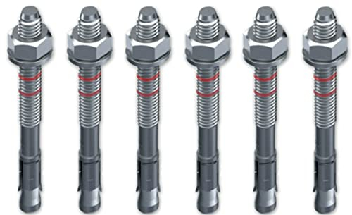 M8 x90mm - 10 Stück/Schwerlastanker OPTION 7 Bolzenanker verzinkt mit ETA Zulassung in Industriequalität Ankerbolzen Keilanker Schwerlastdübel