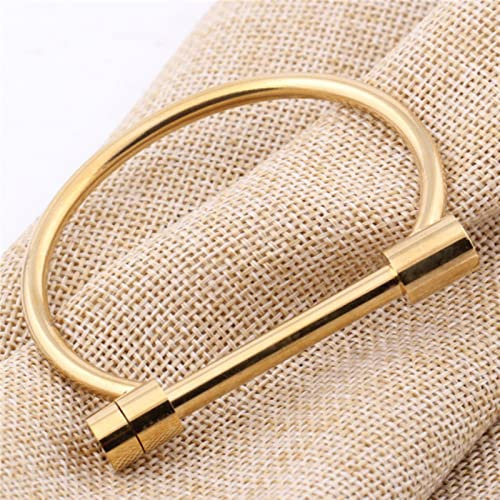 TOXI Shackle Screw Bracelet Cuff Rose Gold Color Bangle Titanium steel Bangles Bracelets For Women Charm Bracelet