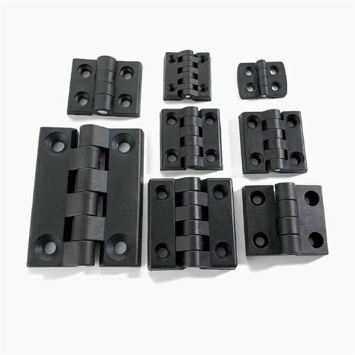 Bisagras de Armario 2 uds. Bisagra de tope de plástico fuerte, equipo Industrial, bisagras de cojinete de puerta de armario eléctrico, bisagra de armario de herrajes for muebles fijos Bisagras Puertas
