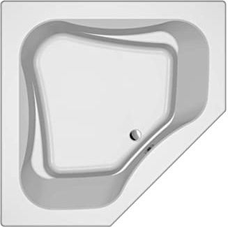 Jacuzzi PRIMO Drop-In Tub, Luxury Acrylic, Soaking Sanctuary, 60 (L) x 60 (W), Slip-Resistant, Universal Drain Placement, Corner, White