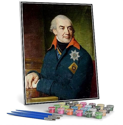 DIY Painting Kits for Adults Portrait of Prince g s volkonsky Painting by Vladimir Borovikovsky DIY Ölgemälde Malen nach Zahlen Kits