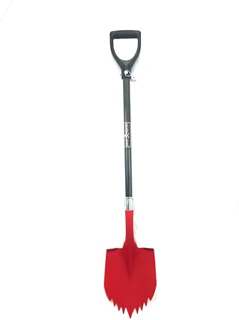 Krazy Beaver XL Shovel (27003) Red Textured Head/Black Handle