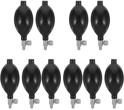 GLEAVI 10 Stk Zubehör für Blutdruckmittel Blutdruckmessgerät Pumpe aufblasbar Blutdruckmonitor Blutdruckmanschette Blutdruckmessgerät Zubehör Inflator Halswirbelsäule