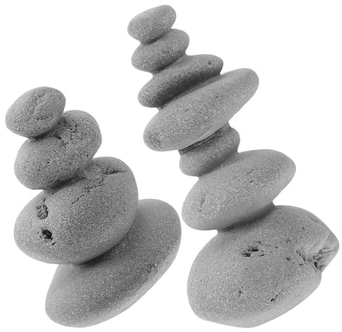 Zerodeko 1stück Simulierte Steinhaufen-Dekoration Aus Naturstein Für Zen-gärten Asiatische Gartengestaltung Und Miniatur-landschaften Teiliges Für Innen Und Außenbereiche Langlebig