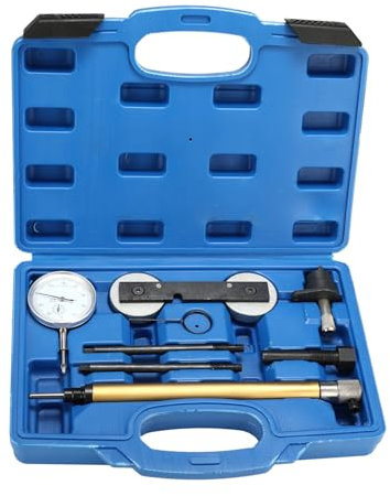 GEAREVER Motor Steuerkette Werkzeug Motor Einstellwerkzeug Satz, Steuerkette Wechsel, Messuhrhalter + Messuhr kompatibel mit VAG Audi VW Skoda SEAT 1.2 1.4 1.6 TSI FSI