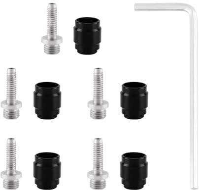 MUQZI Frein à disque olive - Tuyau de frein hydraulique pour vélo - Olive - Kit de raccordement pour vélos SRAM AVID - Noir