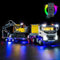 Kit d'éclairage à distance compatible avec Lego Volvo FMX Truck & EC230 Electric Excavator (pas de modèle), kit d'éclairage LED compatible avec camion Technic Volvo FMX avec pelleteuse électrique