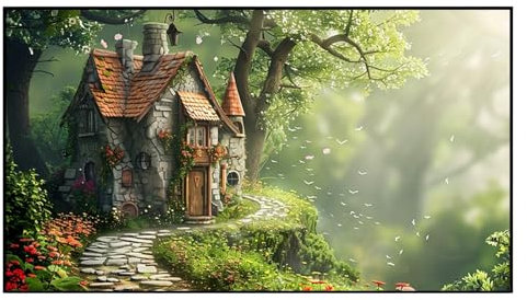 XOBRJQZ Fixed Frame Home Projection Screen - 16:9 Format - Full HD 4K 8K & Active 3D Ready for Movies & Gaming, Edge-Free Projector Screen for Indoor Movie Video, Home Theater(100 inch)