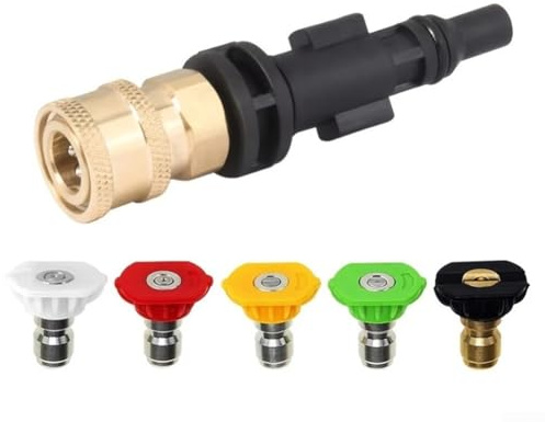 Boquilla adaptador de conexión de 14 pulgadas para lavadoras a presión compatible con LAVOR, PHD, para modelos Sterwins