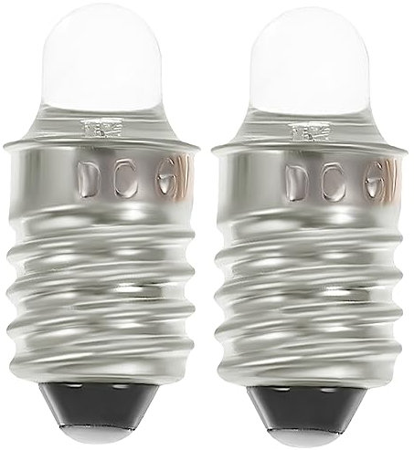 SEWACC 2piezas Bombillas Led Para Linternas Mini Foco Duradero De Vidrio y Metal Fácil Instalación De Unidades Para Uso Doméstico y Exterior