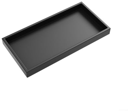 Badezimmer Tablett, 20 x 10 cm Deko Ablageschale aus Schwarz Silikon Deko Rechteckige Bad Schmuckaufbewahrung Servierbrett Schale Tablett Organizer für Bad,Küchen,Schminktische und Wohnzimmer(weiß)