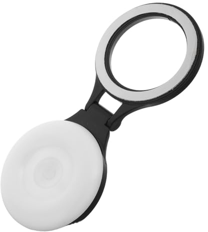 BUGUUYO Lampe à Selfie Mini Rechargeable Magnétique pour Téléphone Lumière LED Portable avec Réglages de Luminosité Compatible avec Tous Smartphones pour Photos et Vidéoconférences