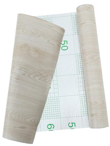 DIYEAH Autoadhesivo PVC Suelo Rollo Resistente Agua y Desgaste Baldosa Flexible para Baño Cocina Oficina y Instalación DIY sin Herramientas