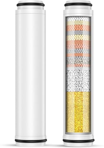 FEELSO 2-Pack 15-Lagers Filterpatroner för Filtrerande Hand,Dusch i Badrum