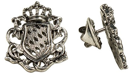 Alpenflüstern Ansteck-Pins Wappen (antik-silber-farben) API082