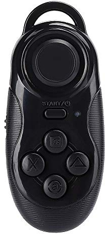 Control Remoto multifunción VR Gamepad Mango Teléfono Bluetooth Mini Gamepad VR Gafas Control Remoto(Negro)