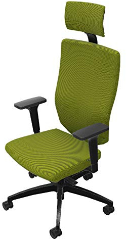 Dauphin Stilo ES Comfort, hohe Rückenlehne, ergonomisch, individuell anpassbar, (Hellgrün, mit Nackenstütze)