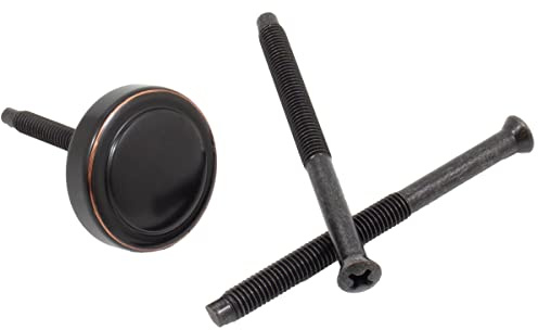 Stone Harbor Hardware Connecting Screws with Cap for Handleset, Vintage Bronze