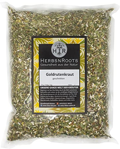 Goldrutenkraut 1000g • Niere & Blase Goldrutentee • 100% Natur • Krampfkraut • Erste Wahl • Kräutertee • hoher Wirkstoffanteil • ähnlich Schwedenkräuter • HerbsnRoots