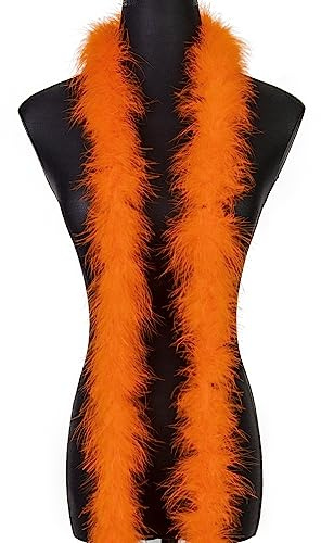 Flauschige Marabu-Federboa für Bastelarbeiten, Nähen, Zuhause, Hochzeit, Party, Weihnachtsdekoration, 2 Meter