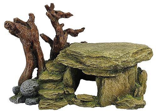 Nobby 28723 Aqua Ornaments FELSHÖHLE MIT Holz 29 x 17,2 x 18,2 cm