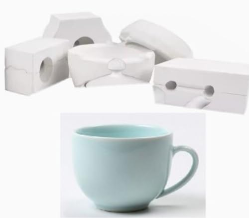 1 juego de herramientas de cerámica para formar moldes de yeso hechos a mano para decoración del hogar, recipiente para tazas de té