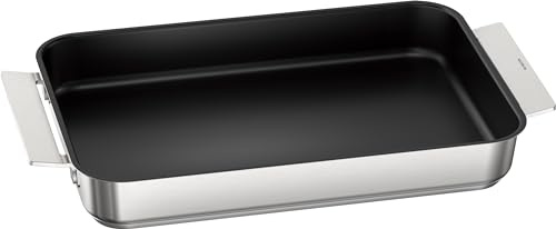 Bosch HEZ9FF010, Flex Pfanne, Große Induktionspfanne (35 x 22 cm) mit 3-Schicht-Antihaftbeschichtung, Backofenfest bis 220 Grad Celsius