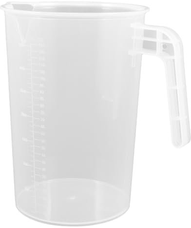 OKUMEYR Taza Medidora De Cocina Taza Medidora De Plástico Reutilizable Con Escala Para Leche Para Hornear