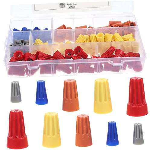 MUCKLILY Wire Connectors 160pcs Electrical Cable Connectors Set Wire Caps for Automotive Signal Control