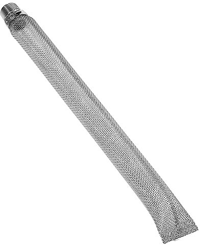 GRADENEVE Edelstahl Bierfilterschlauch Wiederverwendbar Hopfenfilter Mesh Sieb Für Homebrew Und Holzfass Gärung Langlebig Leicht Und Praktisches Zubehör Für Hobbybrauer