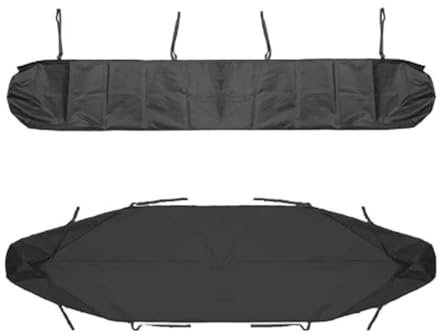 Couverture de Protection de Store de terrasse, Couverture de Store à Rouleau rétractable, Couverture de Protection de Store imperméable en Tissu 210D Oxford Dust (Black,2.5m)