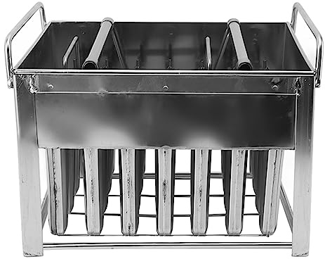 Fyearfly 28 moldes de acero inoxidable para polos de hielo, fácil liberación, para hacer paletas heladas