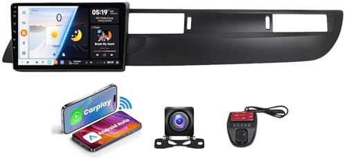 Autoradio Android 13 per Citroën C5 2008-2017, touchscreen da 9, GPS, lettore DVD, WiFi 4G, DSP, radio RDS, DAB+, Bluetooth, telecamera DVR inclusa