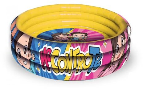 Piscina Me contro te - gonfiabile per bambini Neonato 2 anni + Forma Rotonda per spiaggia giardino - Diametro 90 x 23 cm