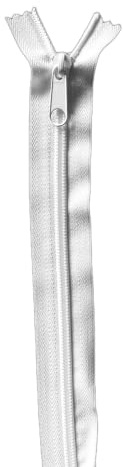 Telliswelt Reißverschluss 5mm für Bettwäsche, 120 cm, weiß, nicht teilbar | Stabiler Reißverschluss, 5 mm, 120 cm, weiß, nicht teilbar: passend für Bettwäsche und Kissenbezüge, einfach zum Austauschen.