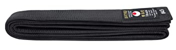 Tokaido Karate Gürtel Kunstseide Cinturón, Unisex Adulto, Negro, 285 cm