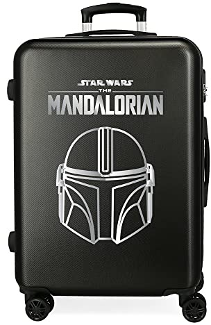 Star Wars Legend Mittelgroßer Koffer, Schwarz, 48 x 68 x 26 cm, ABS, seitlicher Zahlenkombinationsverschluss, 70 l, 3 kg, 4 Doppelrollen