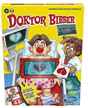 Hasbro Gaming Doktor Bibber Röntgen Spaß, Brettspiel für Kinder ab 4 Jahren
