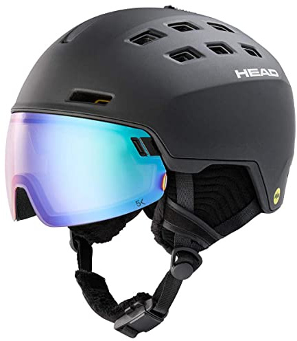Head Skihelm Radar 5K Photo MIPS Black XL/XXL (60-63 cm) Alpinski Helm mit Visier Snowboardhelm