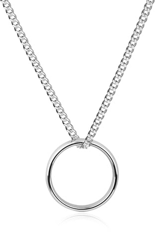 GAVU Herren Wolframstahl Ring Halskette
