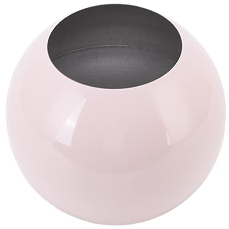 Kugelvase, Blumenvase für Wohnkultur, runde Vase, Edelstahlvase, Dekoration für Wohnzimmer, kleine Blumenvase, Ornament, Wohnzimmer, Büro, Tischdekoration(rosa)