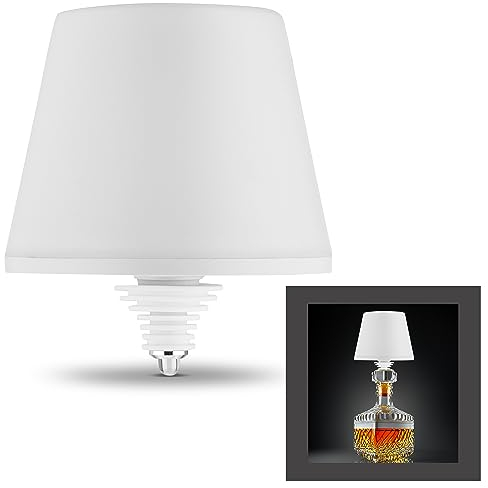 REV LAMPRUSCO - Lampada da tavolo a LED, senza fili, 130 lm, 2 W, 4000 mAh, dimmerabile, in bianco caldo e IP54, resistente agli spruzzi, lampada da tavolo touch per interni ed esterni