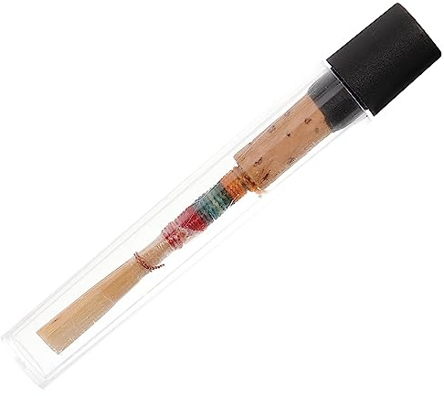 Hoement Ersatz mit Oboe Oboenrohrblatt Naturrohr in C-ton Handgefertigt Kupfer Praktisch Glatt und Einfach Einzusetzen Zufällige Farbe