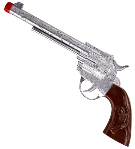 W WIDMANN MILANO Party Fashion - Pistola da cowboy, revolver, pistola giocattolo per cowboy e cowgirls