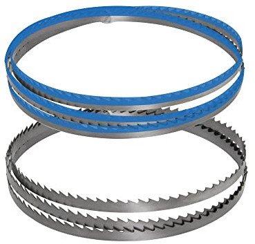 BCOMFY 2 Stück Bandsägeblätter 1400 x 10 x 0,65 mm for Woodwoking 6 TPI 55-1/8 Zoll Bandsägeblätter for HBS20 Draper BS200A