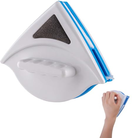 Niksultant Magnetic Window Cleaning Kit - Adjustable Magnetic Cleaning Tools - For 3-8mm Single Pane Glass